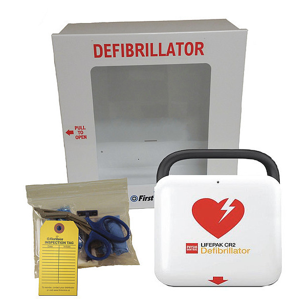 Stryker Physio-Control AED Value Package, Automatic, 3-13/16" H 99512-001268F