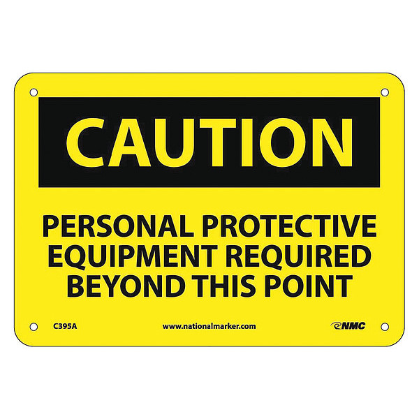 Nmc Caution Ppe Safety Sign C395A