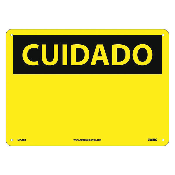 Nmc Caution Sign - Spanish, SPC1RB SPC1RB