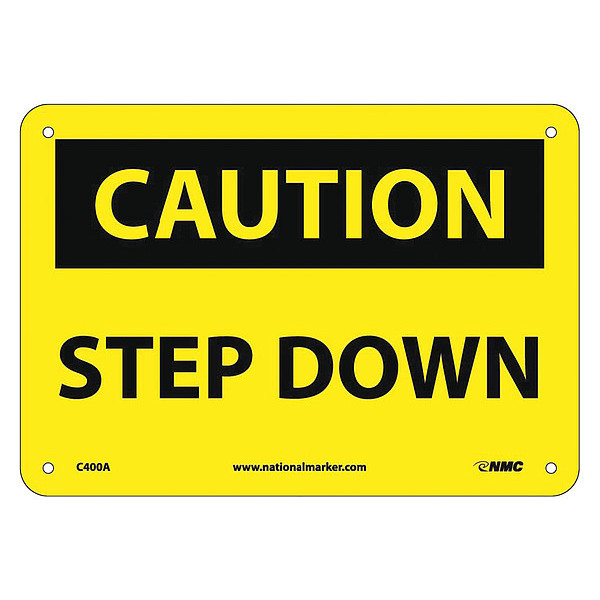 Nmc Caution Step Down Sign, C400A C400A