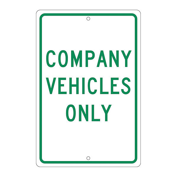 Nmc Company Vehicles Only Sign, TM138H TM138H
