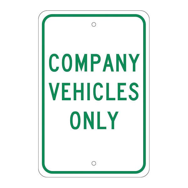 Nmc Company Vehicles Only Sign, TM138J TM138J