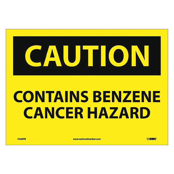 Nmc Contains Benzene Cancer Hazard Sign, C446PB C446PB