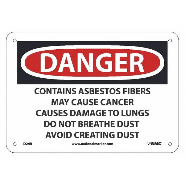 Nmc Contains Asbestos Fibers May Cause Cance, D24R D24R