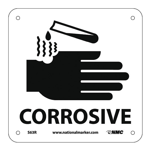 Nmc Corrosive Sign, S63R S63R