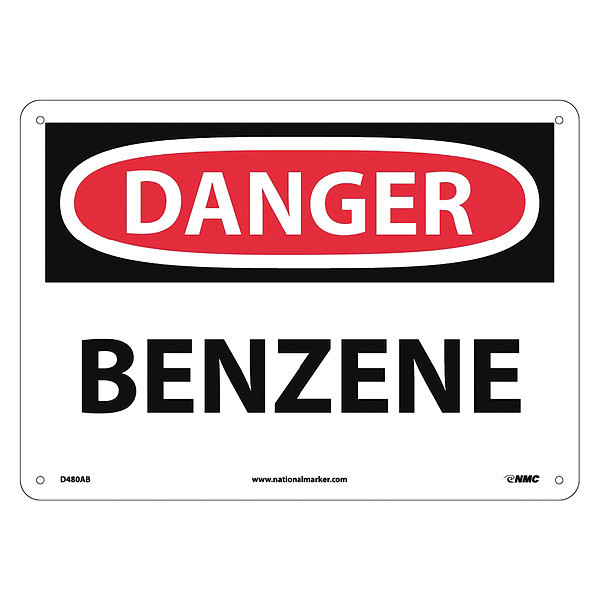 Nmc Danger Benzene Sign, D480AB D480AB