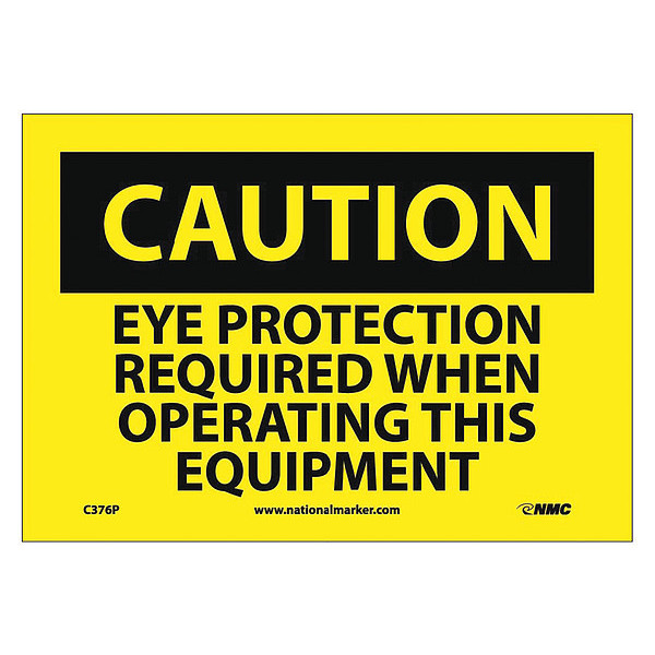 Nmc Caution Multi Protection Safety Sign C376P
