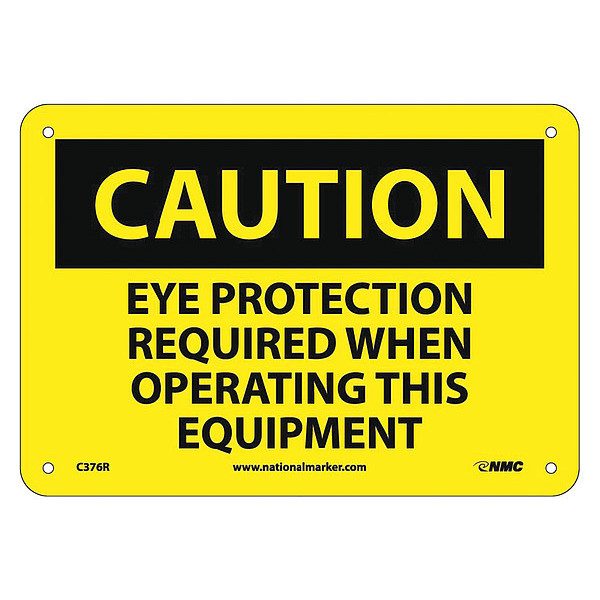 Nmc Caution Multi Protection Safety Sign C376R
