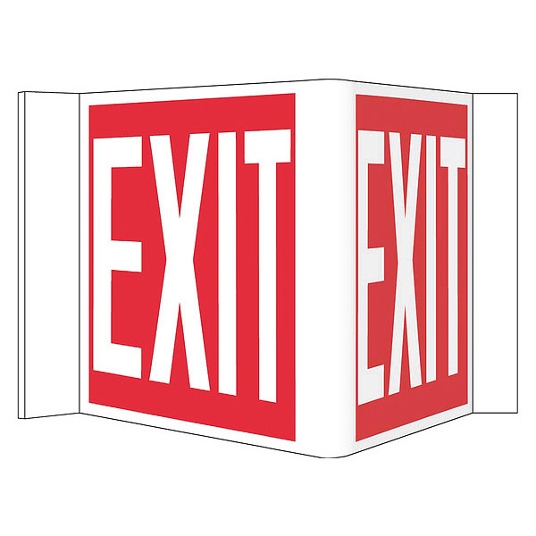 Nmc Exit 3-View Sign VS10R