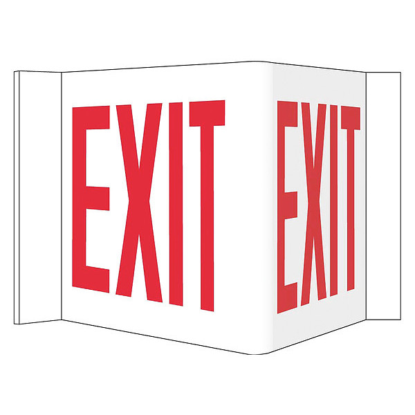 Nmc Exit 3-View Sign VS10W