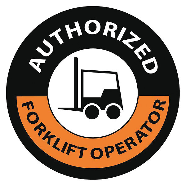 Nmc Authorized Forklift Operator Label, Pk25 HH63