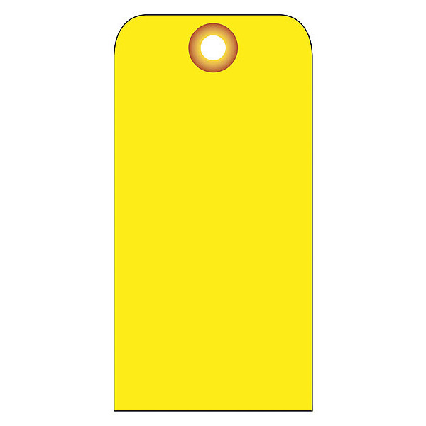 Nmc Blank Tag Yellow, Pk25 RPT156G