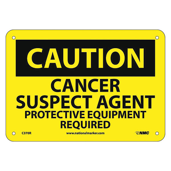Nmc Cancer Suspect Agent Protective Equip- Sign C370R