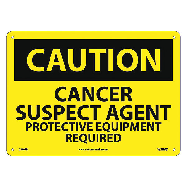 Nmc Cancer Suspect Agent Protective Equip- S, 10 in Height, 14 in Width, Rigid Plastic C370RB