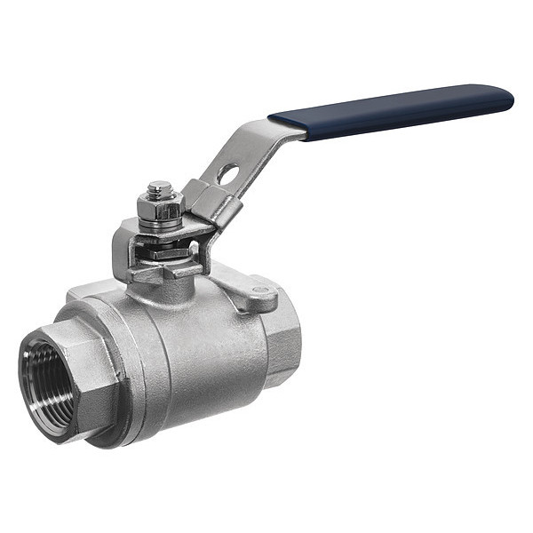 Usa Industrials Manual 2-Way Ball Valve, NPT, 304 SS ZUSA-VLV-53