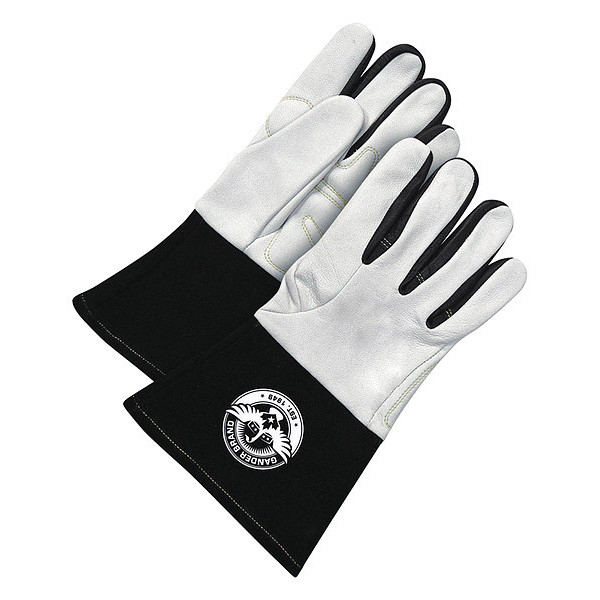 Bdg Welding Glove TIG Grain White Goatskin Kevlar Sewn, Size X2L 60-1-1949-X2L