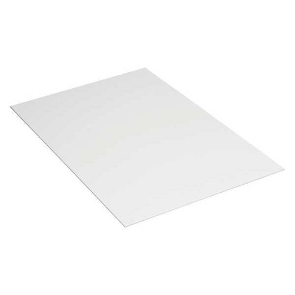 Zoro Select Plastic Corrugated Sheets, 18" x 24", White, 10/Bundle 56EC59