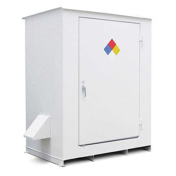 Denios Storage Locker, Load 1200 lb., 58" W, 74" D N05-4004