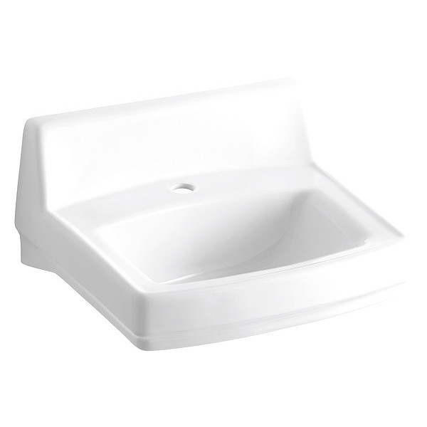 Kohler Bathroom Sink, 12-7/8" H, 20-3/4" L, White K-2031-0