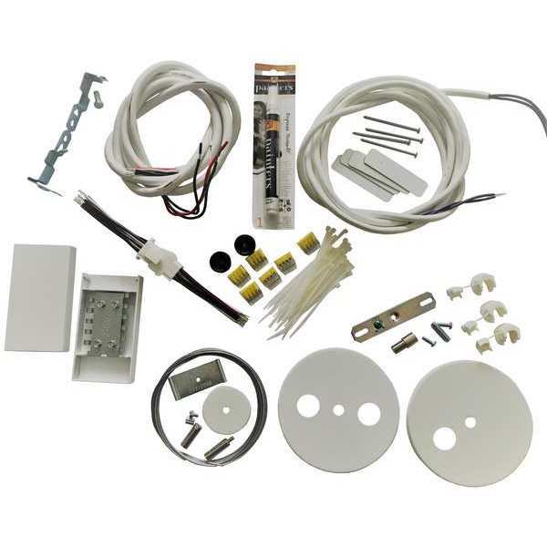 Lumination Electrical Starter Kit, LALS Series, 6" L LALS2-WHTE-120V-STARTER-KIT