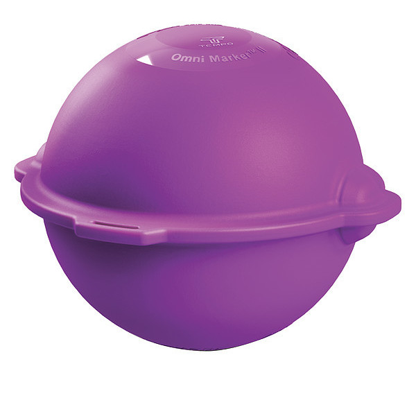 Tempo Communications Marker Ball, Polyethylene, Purple OM-01