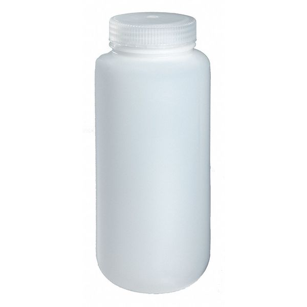 Nalgene Bottle, 195 mm H, Natural, 91 mm Dia, PK50 PLA-03177