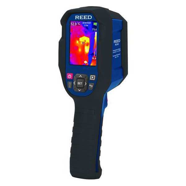 Reed Instruments Camera, 50 mK, 14 Degrees  to 752 Degrees F, Fixed Focus, 2.8 in TFT Color LCD Display R2160