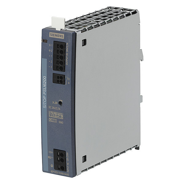 Sitop Stabilized Power Supply, 120/230V AC, 24V DC, 89W, 3.7A, DIN Rail 6EP33337LB000AX0