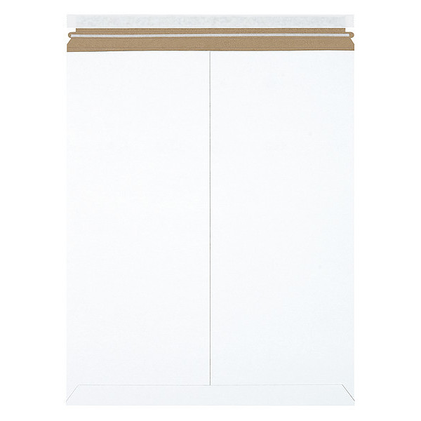 Stayflats Self-Seal Flat Mailers, 17" x 21", White, 100/Case RM7PS