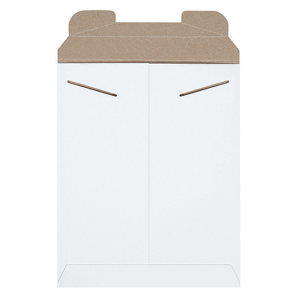 Stayflats Flat Mailers, 9-3/4" x 12-1/4", White, 100/Case RM5W