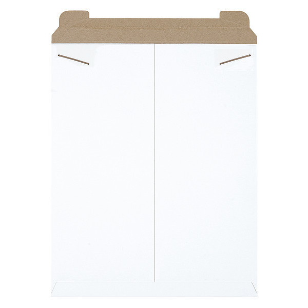 Stayflats Flat Mailers, 17" x 21", White, 100/Case RM7W