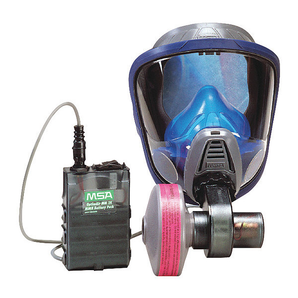 Msa Safety PAPR System, Mask-Mounted, Size S 10095194