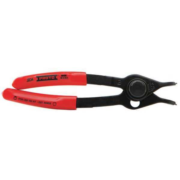 Proto Retaining Ring Plier, Fixed Tip, 5-7/8" L J604