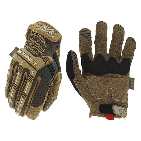 Mechanix Wear Mechanics Gloves, Brown, 11, PR MPT-07-011