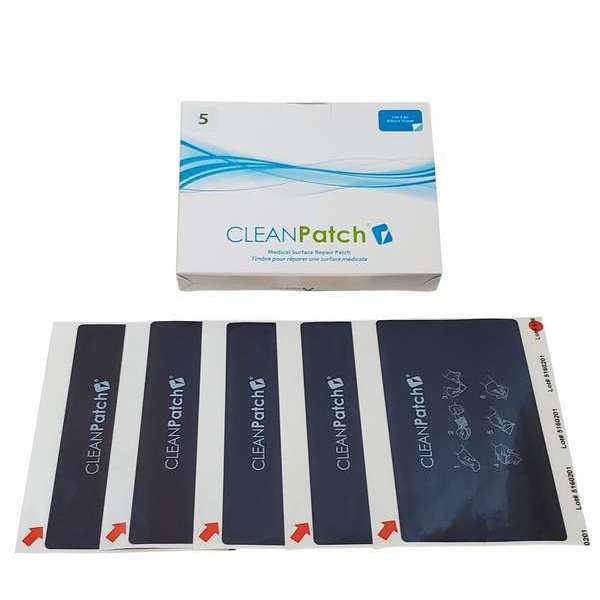 Clean Patch Mattress Repair Patch, 6" W, Dark Blue 12003