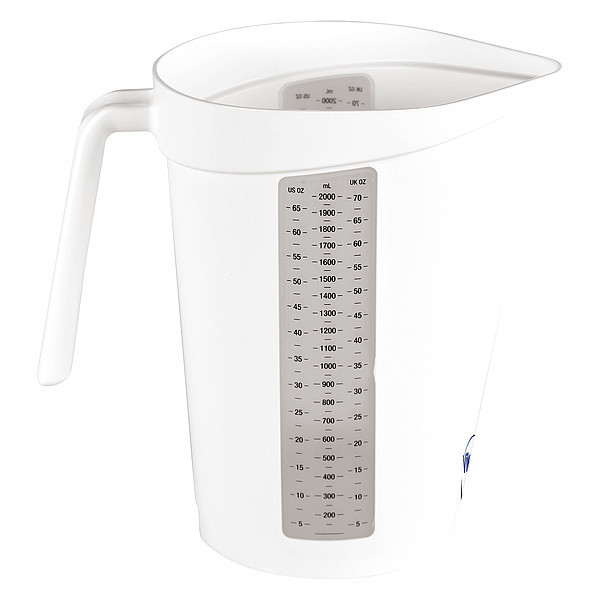 Vikan Measuring Cup, White, Plastic 60005