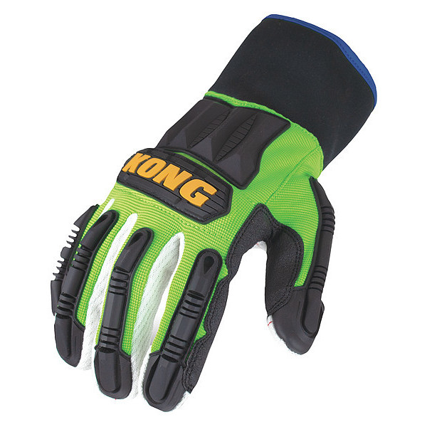 Ironclad Performance Wear Mechanics Gloves, 2XL ( 6 ), Orange/Black KCCPW-06-XXL