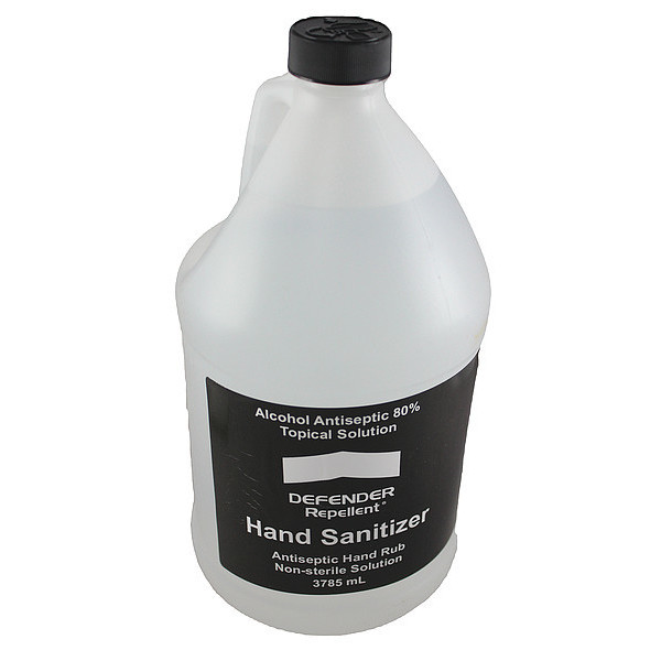 Defender Repellent Hand Sanitizer, Size 1 gal., PK4 RT-80HS001-4PK