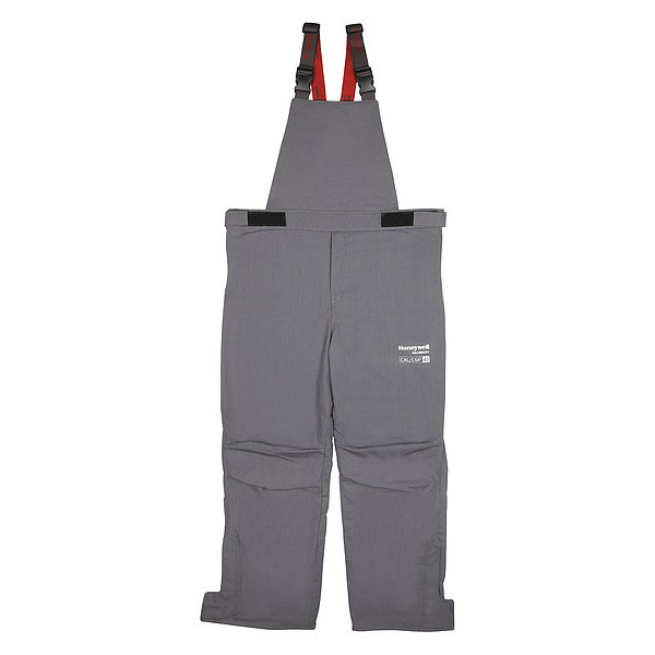 Salisbury Bib Overalls, Color Gray/Red, Size 4XL ACB40PRG4X