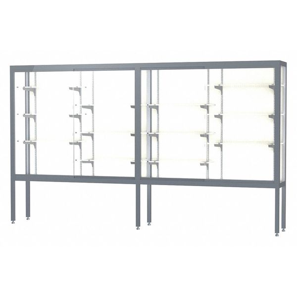 Ghent Display Case 120x66x16, Satin 11410-PB-SN