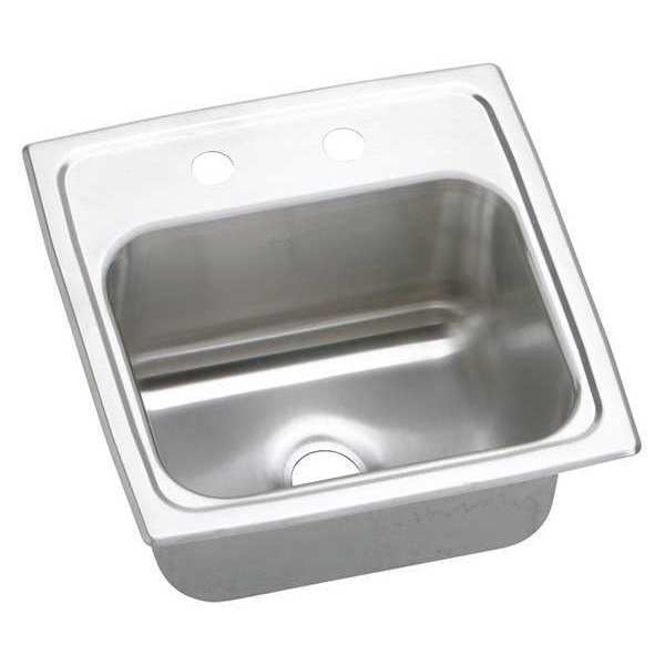 Elkay Bar Sink, 20G, 15x15, 1 Faucet Hole BPSR151