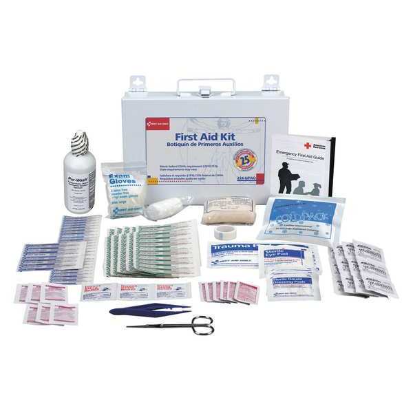 First Aid Only First Aid Kits, Metal, 25 Person 224-U