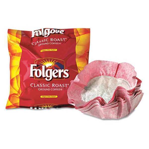 Folgers Coffee Filter Packs, Classic, 9/10oz, PK40 FOL06239