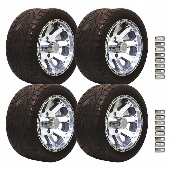 Cushman Backlash Diamond Tire and Wheel Package 750467PKG