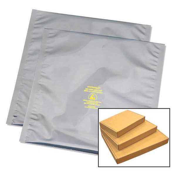 Desco 12" x 16" Metal-In Boxed Bags, PK 100 13340