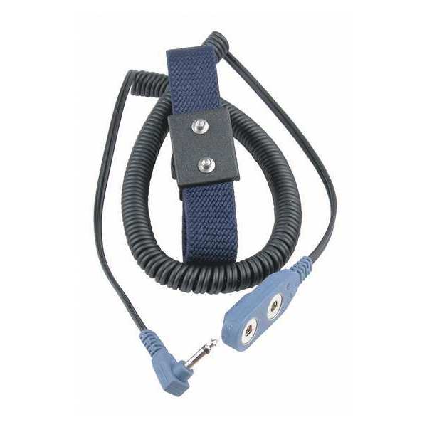 Desco Adj. Elastic, Wrist Strap, 4 mm Snap 19690