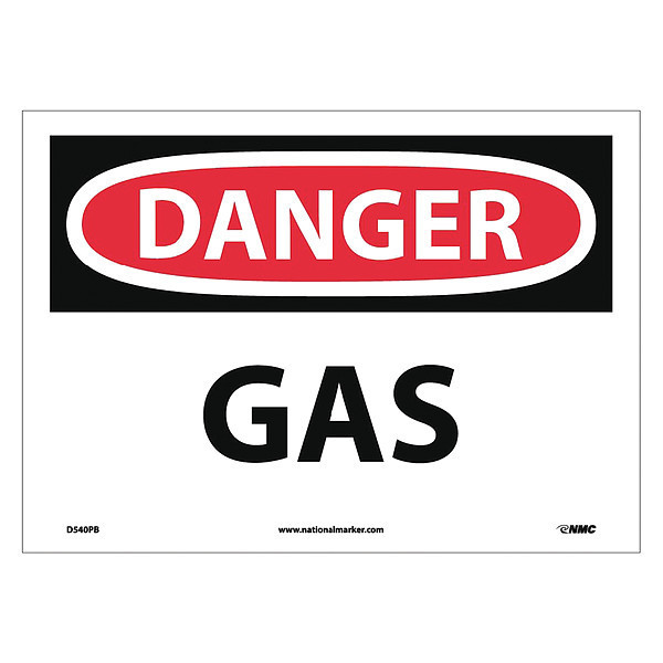 Nmc Danger Gas Sign, D540PB D540PB