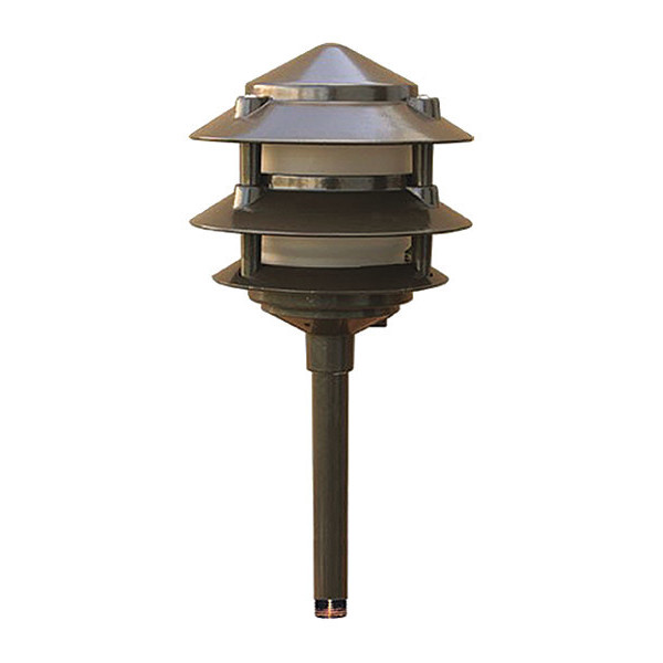 Dabmar Lighting Pagoda Light, 102, BZ, Aluminum, 3 Tier LV102-BZ