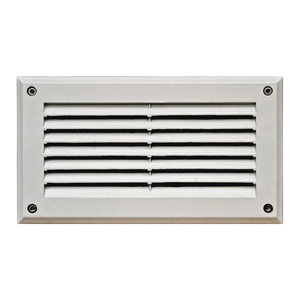 Dabmar Lighting Wall Light, DSL1000, W, Louvered, Brick, Step DSL1000-W