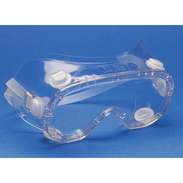 Bioclean Safety Goggles, Clear Anti-Fog, Scratch-Resistant Lens, BioClean Clearview Series, 60PK BCGS1
